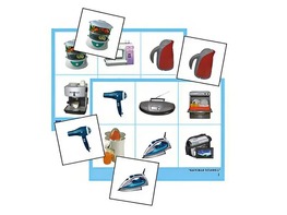 Логопедическое лото "Бытовая техника" (4 планшета, 24 карточки, цветное, ламинированное) - fgospostavki.ru - Красный Сулин