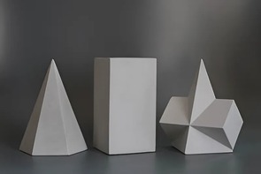 Набор гипсовых геометрических тел (15 штук) - fgospostavki.ru - Красный Сулин