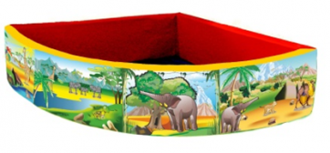 Бассейн угловой полукруглый с шелкографией - fgospostavki.ru - Красный Сулин