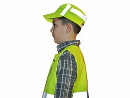 Световозвращающая кепка для пешеходов - fgospostavki.ru - Красный Сулин