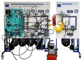 Лабораторный стенд «Пневматическая система грузового автомобиля КАМАЗ с прицепом» - fgospostavki.ru - Красный Сулин