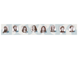 Стенд-лента "Выдающиеся деятели математики" - fgospostavki.ru - Красный Сулин