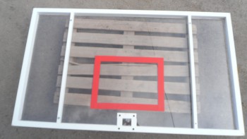 Щит баскетбольный тренировочный из поликарбоната (1200х900 мм) - fgospostavki.ru - Красный Сулин