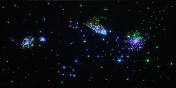 Настенный фиброоптический ковер "Млечный путь" 200х100, 450 точек - fgospostavki.ru - Красный Сулин