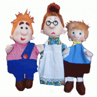 Набор перчаточных кукол "Карлсон, который живет на крыше" - fgospostavki.ru - Красный Сулин