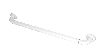 Поручень прямой с антибактериальным покрытием (белый) - fgospostavki.ru - Красный Сулин
