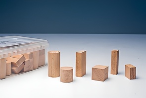 Игровой набор Фребеля "Конструктор" (50 элементов, бук, серия "Красота вокруг нас") - fgospostavki.ru - Красный Сулин