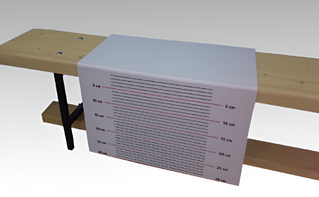 Линейка складная для измерения уровня гибкости на гимнастическую скамейку - fgospostavki.ru - Красный Сулин
