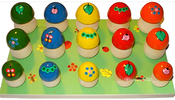 Развивающая игрушка для детей с нарушением слуха "Грибная полянка" - fgospostavki.ru - Красный Сулин