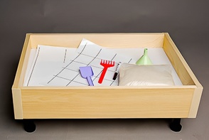 Игровой набор для экспериментов с песком "Песочница" (бук) - fgospostavki.ru - Красный Сулин