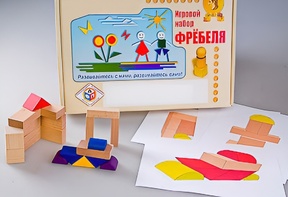 Игровой набор Фребеля "Конструктор деревянный без соединений-2" (Серия "Эксперимент") - fgospostavki.ru - Красный Сулин