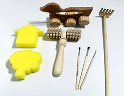 Набор инструментов для рисования на песке v2 - fgospostavki.ru - Красный Сулин