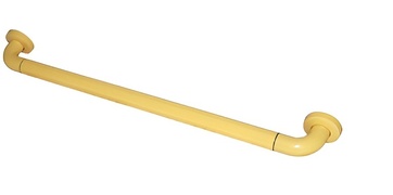 Поручень прямой с антибактериальным покрытием (желтый) - fgospostavki.ru - Красный Сулин