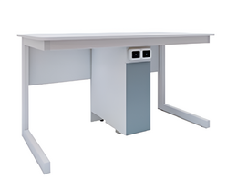 Стол ученический для кабинета физики/биологии двухместный - fgospostavki.ru - Красный Сулин