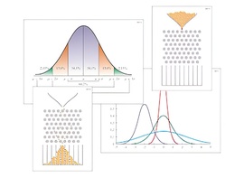 Модель-аппликация "Нормальное распределение (Распределение Гаусса)" (ламинированная) - fgospostavki.ru - Красный Сулин