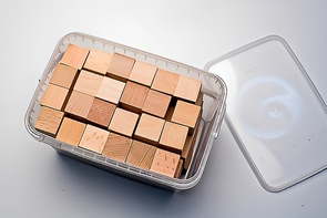 Игровой набор Фребеля "Кубики" (96 шт., бук, серия "Красота вокруг нас") - fgospostavki.ru - Красный Сулин