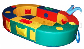 Манеж овальный 180х120х25 сантиметров - fgospostavki.ru - Красный Сулин