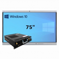 Интерактивная панель 75" (встроенный ПК, Win10) - fgospostavki.ru - Красный Сулин