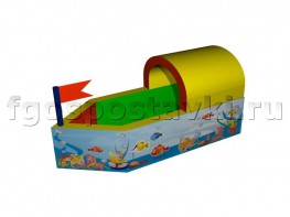 Сухой бассейн "Кораблик" с шелкографией - fgospostavki.ru - Красный Сулин