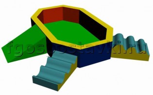 Манеж 180х120х30 см  (с приставными элементами) - fgospostavki.ru - Красный Сулин