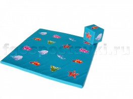 Игровой мат "Море" с кубиком - fgospostavki.ru - Красный Сулин