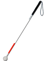 Трость телескопическая графитовая с вращающимся наконечником в виде шара - fgospostavki.ru - Красный Сулин