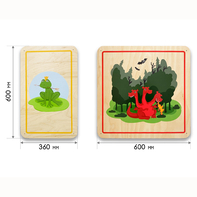 Набор стеновых панелей «Мир сказки - Волшебные герои» - fgospostavki.ru - Красный Сулин