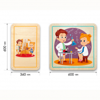 Набор стеновых панелей «Мои увлечения - Весёлые эксперименты» - fgospostavki.ru - Красный Сулин