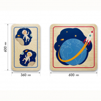 Набор стеновых панелей «Мы в Космосе - Первый полёт» - fgospostavki.ru - Красный Сулин