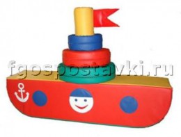 Модуль-конструктор "Пароход" (5 элементов) - fgospostavki.ru - Красный Сулин