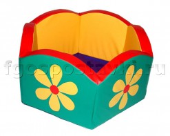 Бассейн шестигранный "Ромашка" - fgospostavki.ru - Красный Сулин