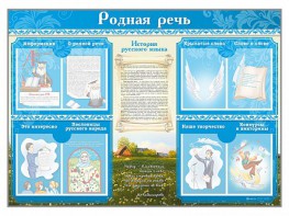 Стенд-уголок "Родная речь" - fgospostavki.ru - Красный Сулин