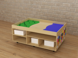 STEAM Многофункциональный стол Море, суша и лес - fgospostavki.ru - Красный Сулин