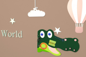 Бизиборд «Голова крокодила» - fgospostavki.ru - Красный Сулин