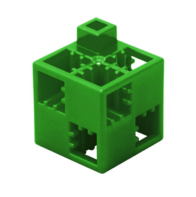 Кубик-основание зеленый 20х20 Artec - fgospostavki.ru - Красный Сулин