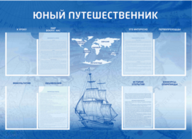Стенд-уголок "Юный путешественник" - fgospostavki.ru - Красный Сулин