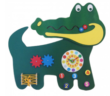Бизиборд «Зеленый крокодил» - fgospostavki.ru - Красный Сулин