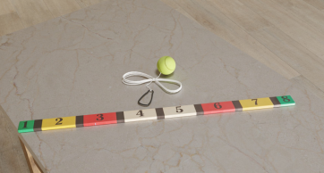 Мяч-маятник и планка для отбивания с цифрами - fgospostavki.ru - Красный Сулин