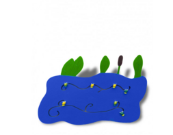 Тактильно-развивающая панель «Пруд» - fgospostavki.ru - Красный Сулин