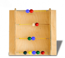 Тактильно-развивающая панель с текстурами и радужными шариками - fgospostavki.ru - Красный Сулин