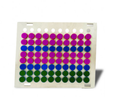 Тактильно-развивающая панель «Цветные фигурки» - fgospostavki.ru - Красный Сулин