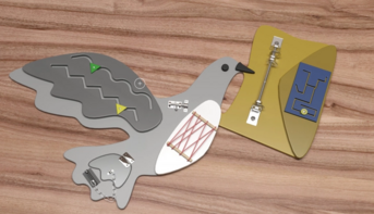 Бизиборд «Почтовый голубь» - fgospostavki.ru - Красный Сулин