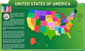 Стенд "United States Of America" - fgospostavki.ru - Красный Сулин