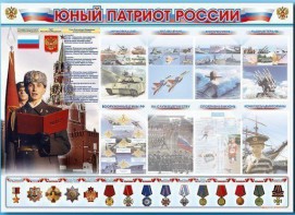Стенд-уголок "Юный патриот России" - fgospostavki.ru - Красный Сулин