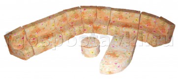 Угловая мебель "Солнышко-4" гобелен (12 элементов) - fgospostavki.ru - Красный Сулин