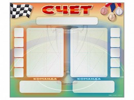 Стенд-табло маркерное для спортзалов - fgospostavki.ru - Красный Сулин