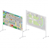 Магнитный стенд двусторонний "Азбука дорожного движения ПДД" - fgospostavki.ru - Красный Сулин