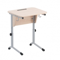 Стол ученический с наклоном столешницы (0-24°) на плоскоовальной трубе - fgospostavki.ru - Красный Сулин