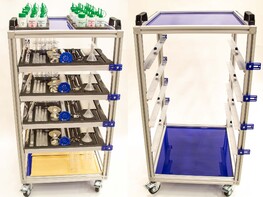 Мобильная стойка для хранения наборов ГИА по химии - fgospostavki.ru - Красный Сулин