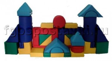 Мягкий модуль-конструктор "Стройка" (33 элемента) - fgospostavki.ru - Красный Сулин